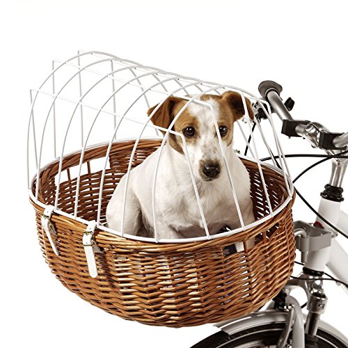 Bicicleta cesta para perros y mascotas garantizar la seguridad de tu mascota capaz de llevar hasta de alambre de gran calibre 12 kg, 52 x 38 x 39 cm (L x W x H)