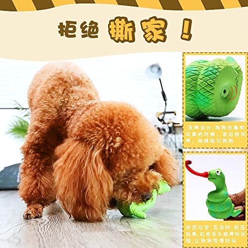 BJGKVH Mascota Perro Juguete molienda Dientes Perro Juguete mordida Sonido Perro Oro Pelo Peluche Perro pequeño Perro Kirky Suministros de Mascotas Kirky 10.5 x 7.8cm Un