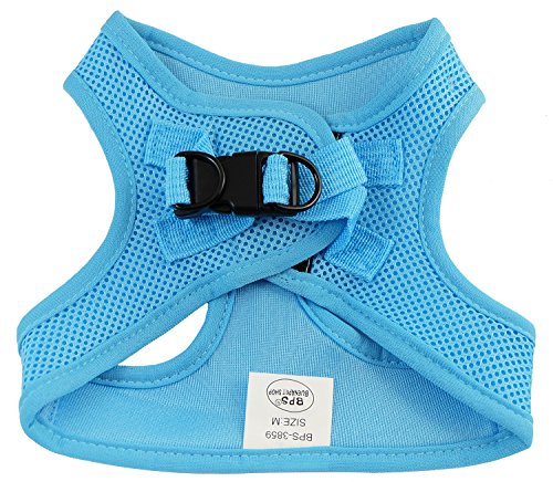 BPS® Arnés para Perros Mascotas Callar para Perros Mascotas 5 Tamaños para Elegir para Perro pequeño Mediano y Grande (Azul, S) BPS-3858A