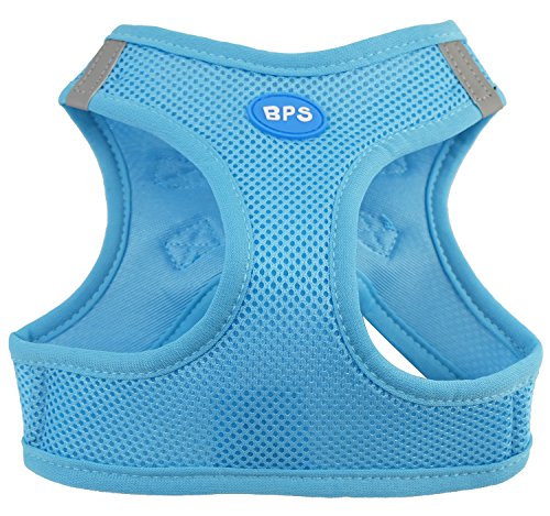 BPS® Arnés para Perros Mascotas Callar para Perros Mascotas 5 Tamaños para Elegir para Perro pequeño Mediano y Grande (Azul, S) BPS-3858A