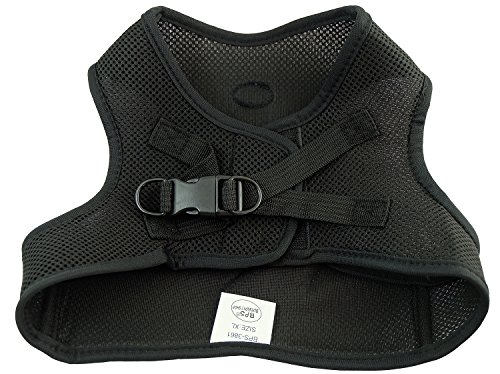 BPS® Arnés para Perros Mascotas Callar para Perros Mascotas 5 Tamaños para Elegir para Perro pequeño Mediano y Grande (Negro, XS) BPS-3857N