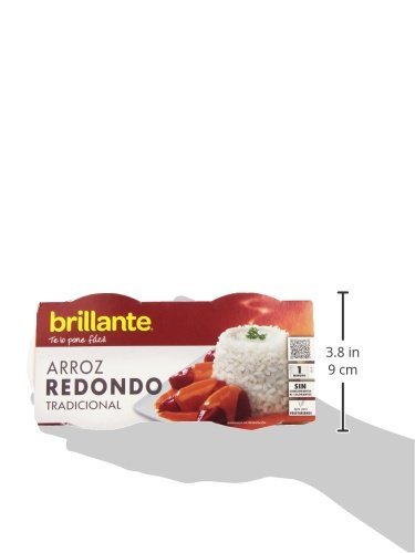 Brillante Arroz Redondo 125G X 2 - [Pack De 8] - Total 2 Kg