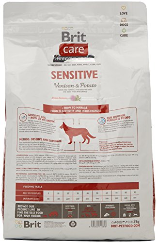 Brit Care Sensitive Venison & Potato Comida para Perros - 3000 gr