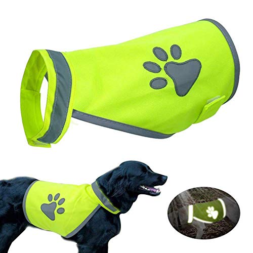 Chaleco de seguridad para perros, ropa reflectante casual para mascotas, Disfraces de alta visibilidad para caminar y hacer ejercicio, para senderismo al aire libre, X-Large