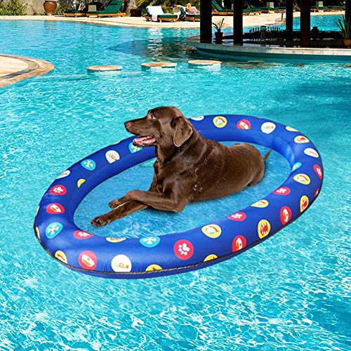 Childlike Colchonetas Y Juguetes Hinchables para Perros Anillo De Natación para Mascotas Piscina Flotante para Mascotas Piscina para Perros Hamaca Inflable Flotante Piscina para Perros