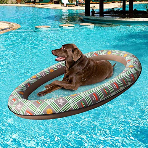 Childlike Colchonetas Y Juguetes Hinchables Pour Perros Anillo De Natación para Mascotas Piscina Flotante para Mascotas Piscina para Perros Hamaca Inflable Flotante Piscina para Perros