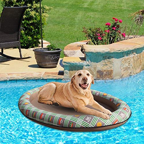 Childlike Colchonetas Y Juguetes Hinchables Pour Perros Anillo De Natación para Mascotas Piscina Flotante para Mascotas Piscina para Perros Hamaca Inflable Flotante Piscina para Perros