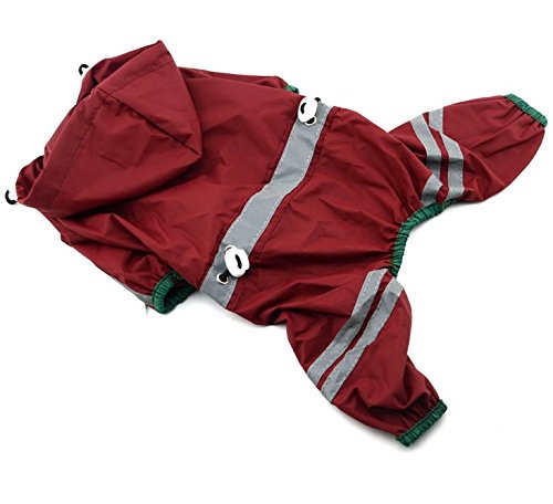 Chubasquero impermeable para mascotas, chaqueta impermeable para gatos, campana para perro, impermeable, abrigo reflectante para ropa