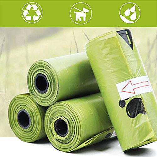 chunnron Bolsas Perro Bolsas Caca Perro Biodegradable Bolsa de Basura respetuosa con el Medio Ambiente Bolsas para Caca Bolsas de Perro para Bolsas de Caca