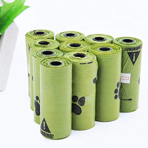 chunnron Bolsas Perro Bolsas Caca Perro Biodegradable Bolsa de Basura respetuosa con el Medio Ambiente Bolsas para Caca Bolsas de Perro para Bolsas de Caca