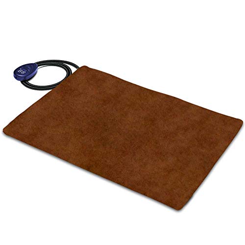 Cojín de calefacción para mascotas para gatos Perros eléctricos, temperatura ajustable de Berocia Impermeable Protección de sobrecalentamiento de la cama para mascotas (Extra grande 65 x 40 cm)