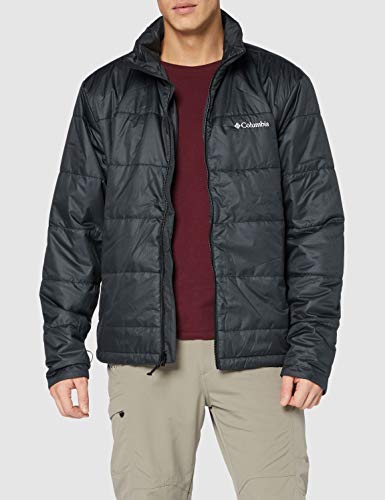 Columbia Aravis Explorer Interchange Jacket Chaqueta Impermeable, Nailon, Hombre, Negro, Talla L