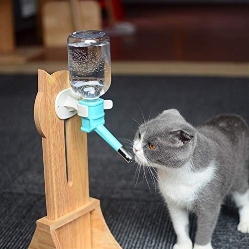 Comedero para Mascotas Madera Bebedor del Perro casero Bebedor Bebedor Mascotas Colgando Fuentes del Perro del Gato Hervidor Mascotas Comedero para Comida y Agua (Size : A)