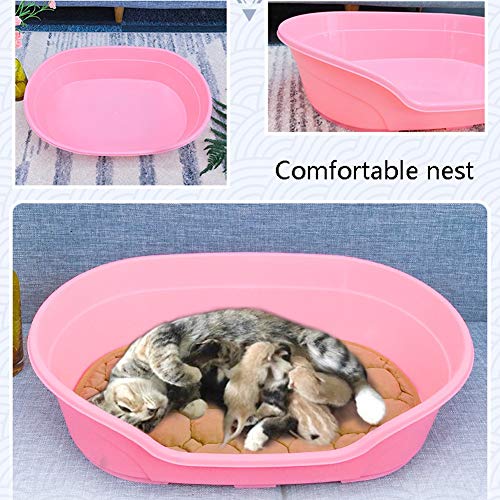 CRMY Bañera Plegable de Mascotas Baño Portátil para Animales Piscina para Perros y Gatos Adecuado para Interior Exterior al Aire Libre(M:70 x 41cm) (Color : Blue, Size : S)