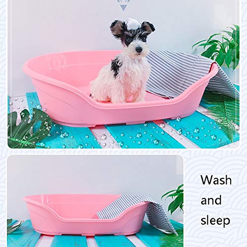 CRMY Bañera Plegable de Mascotas Baño Portátil para Animales Piscina para Perros y Gatos Adecuado para Interior Exterior al Aire Libre(M:70 x 41cm) (Color : Blue, Size : S)