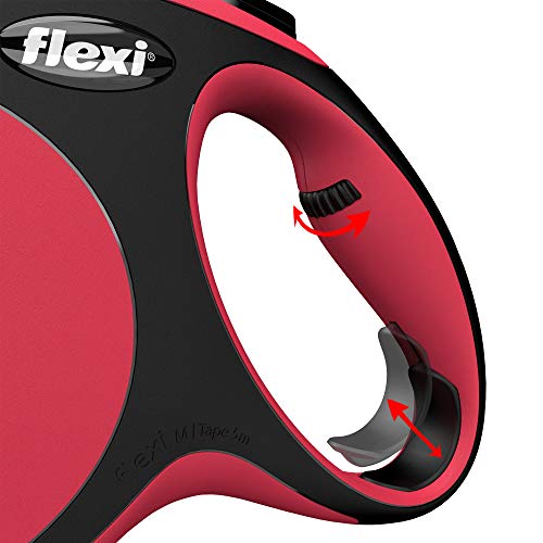 Croci C5055667 Llevar Perro Flexi Comfort Nuevo Cable Rojo