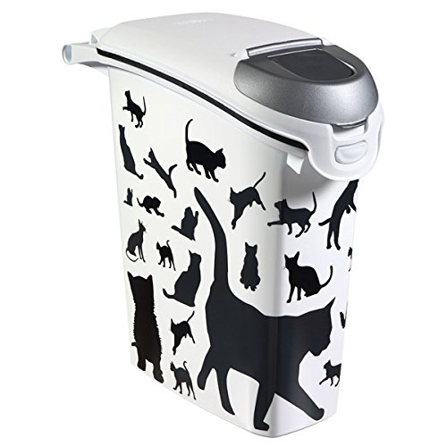 Curver - Envase de Alimentos Secos para Gatos, 23 L.