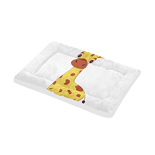 Cute Happy Graffiti Extra Large Custom Impreso Ropa de Cama Suave Pet Dog Bed Sofá para Cachorros Y Gatos Estera de Muebles Cueva Cubierta de cojín Cojín 36x23 Pulgadas