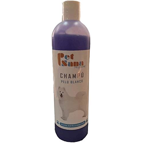 DAPAC Pet Sana 750ml - Champú intensificador del Color Pelo Blanco para Perros