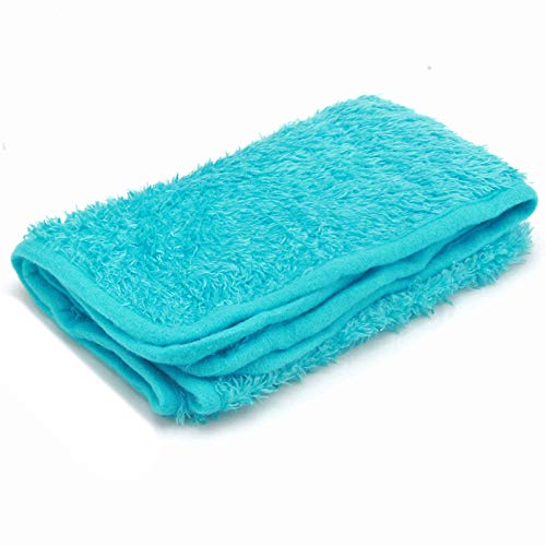 DDSCB Manta De Perro,Lavable Color Sólido Azul Forro Polar Perrera Cómodo Duradero Transpirable Mullido Antideslizante Alfombra De Colchón Fácil De Limpiar para Perros Pequeños Medianos Grandes Entre