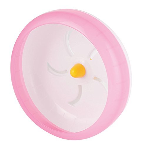 DealMux Animal doméstico plástico Gerbil del hámster Juego Soporte de elevación Juguete Titular 18cm Diámetro Rosa