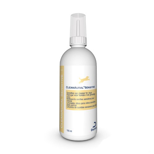 Dechra CleanAural Sensitive Dog - Limpiador de oídos (50 ml)