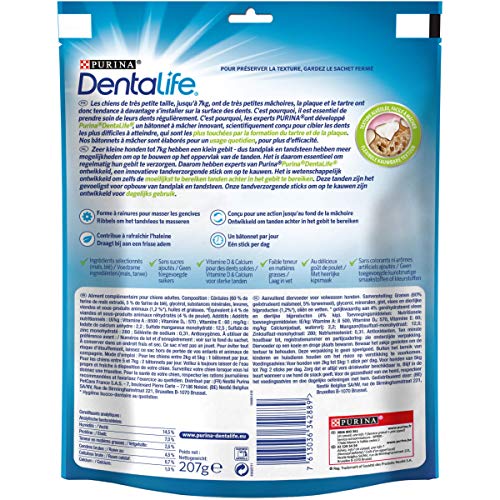 dentalife Purina Extra Mini Maxi Pack de 21?varillas de mascar para perros de muy peque?a talla 207?G