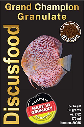 Discusfood Comida Gránulo Peces Disco - Grand Champion 80g