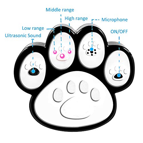 Dispositivo Antiladridos Ultrasónico Automático Disuasorio de Corteza para Perro, Dispositivo de Control de ladrido Collar, 100% Seguro y Inofensivo para Perros