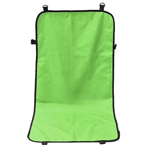 DNCST Funda Perros Coche 1100X490mm Impermeable del Asiento Delantero del Coche Cubierta del Protector de Estera del Animal doméstico for el Perro Manta Gato (Color : Verde, tamaño : Un tamaño)