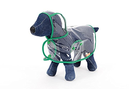 Ducomi Dogalize - Impermeable de tipo poncho con capucha para perros