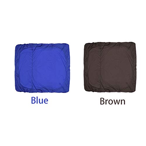 Dyda6 - Funda para Jaula de pájaros (97 x 60 x 130 cm, con Cremallera, antiUV, Impermeable y Transpirable), marrón, Tamaño Libre