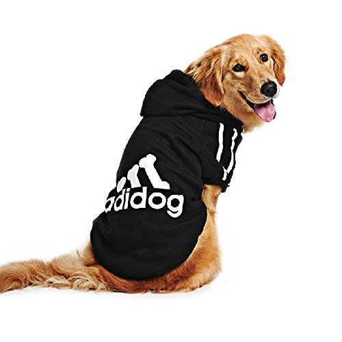 Eastlion Adidog Perros cálido Sudaderas Abrigo Ropa Jersey Mascotas Cachorros – Camiseta