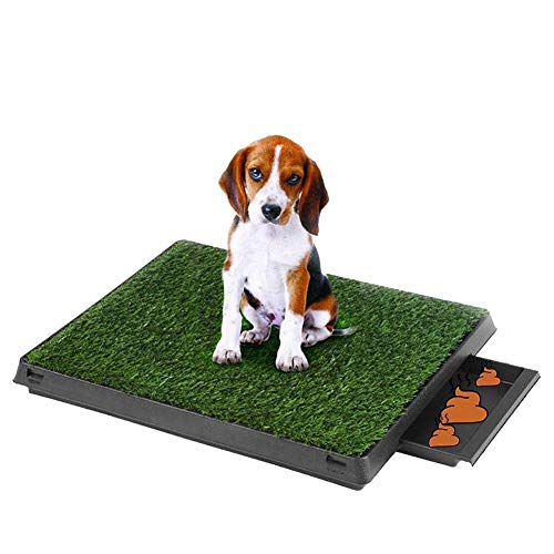 EBTOOLS - Inodoro para Mascotas, 3 Capas, Esterilla para Mascotas, con Bandeja para el Entrenamiento del baño de Perros, 60 x 48 x 6 cm