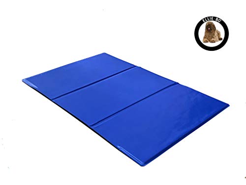 Ellie-Bo Alfombrilla de Gel de refrigeración para Perros (tamaño Mediano, Apta para Perros 24 Pulgadas), Talla M