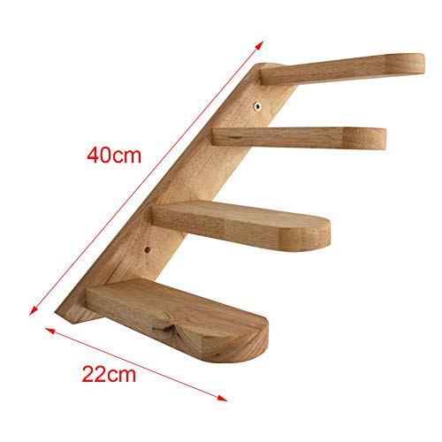 Escalera para gatos – Soporte de pared para escaleras, escaleras, escaleras, pasarelas, centros de actividad, muebles de juego