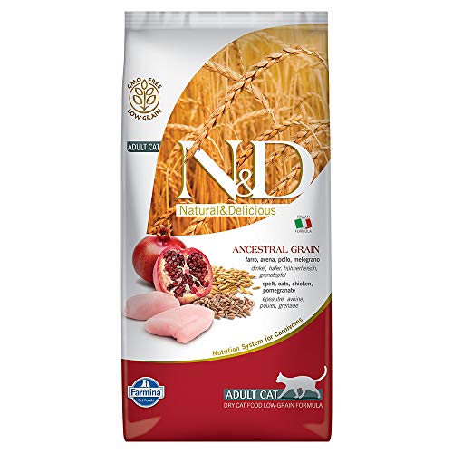 Farmina - Farmina N&D Pollo y Granada Adult Cat Low Grain - 1079 - 5 Kg.