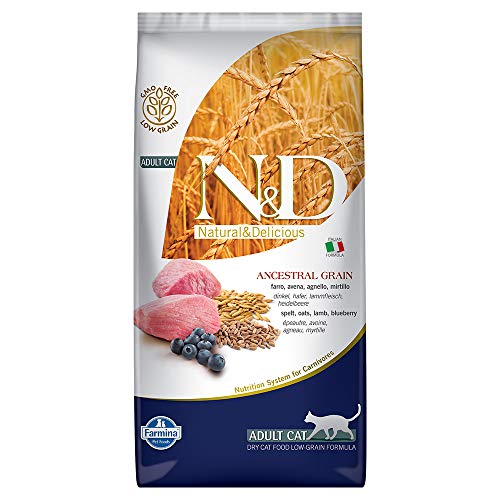 Farmina Natural Y Delicious - Farmina Natural & Delicious Low Grain Gatos Cordero Y Arándanos, 5Kg