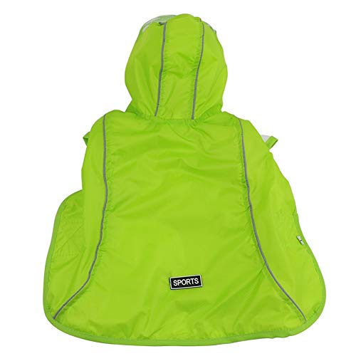 Feidaeu Chaquetas Impermeables para Mascotas, Ultra livianas, Impermeables, Resistentes al Viento, Transpirables y duraderas para Perros