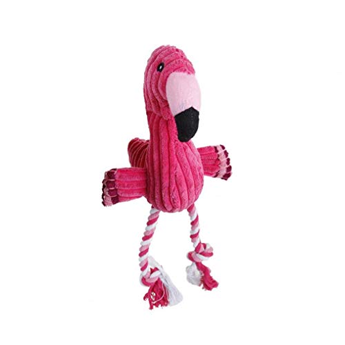 Felpa Squeak Flamencos Flamenco Mascotas Juguetes De Peluche Animal Peludo Suave Juguete De Felpa Juguetes Del Perro Rellenado Rojo Suave Screaming Flamenco Para Los Pequeños Perros Grandes De Sonido