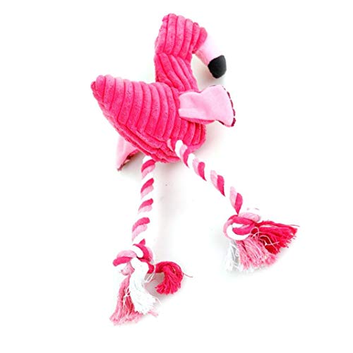 Felpa Squeak Flamencos Flamenco Mascotas Juguetes De Peluche Animal Peludo Suave Juguete De Felpa Juguetes Del Perro Rellenado Rojo Suave Screaming Flamenco Para Los Pequeños Perros Grandes De Sonido