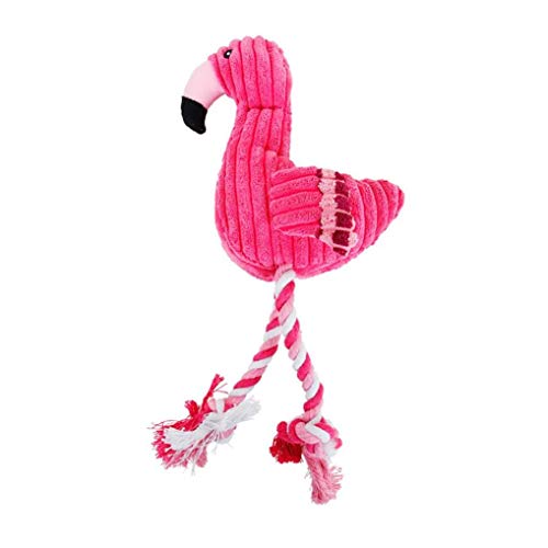 Felpa Squeak Flamencos Flamenco Mascotas Juguetes De Peluche Animal Peludo Suave Juguete De Felpa Juguetes Del Perro Rellenado Rojo Suave Screaming Flamenco Para Los Pequeños Perros Grandes De Sonido