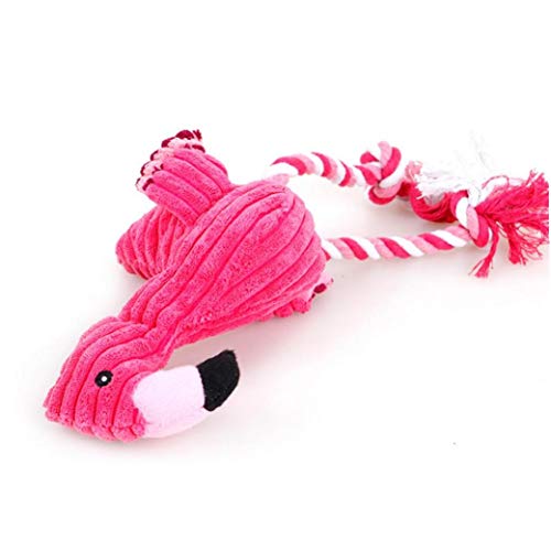 Felpa Squeak Flamencos Flamenco Mascotas Juguetes De Peluche Animal Peludo Suave Juguete De Felpa Juguetes Del Perro Rellenado Rojo Suave Screaming Flamenco Para Los Pequeños Perros Grandes De Sonido