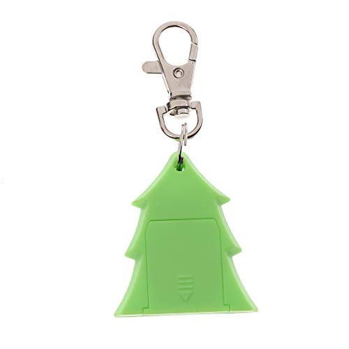 Fenteer Forma De árbol De Navidad, Localizador De Bluetooth Buscador Inteligente Buscador De Perros Anti-Perdidos para Perros, Perros Y Gatos, Alarma Remota, - Verde