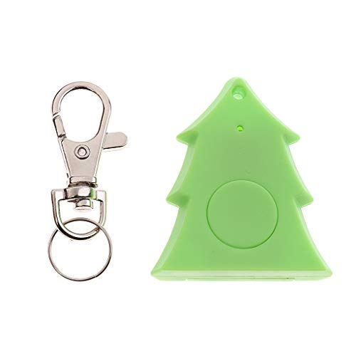 Fenteer Forma De árbol De Navidad, Localizador De Bluetooth Buscador Inteligente Buscador De Perros Anti-Perdidos para Perros, Perros Y Gatos, Alarma Remota, - Verde