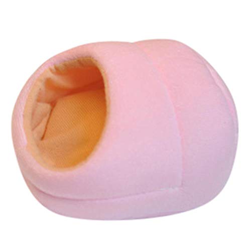 FHKGCD Lindo Y Cálido Pequeño Colchón para Animales Pequeños, Cálido Y Resistente Al Viento, Suministros para Mascotas Suaves, Rosa, S