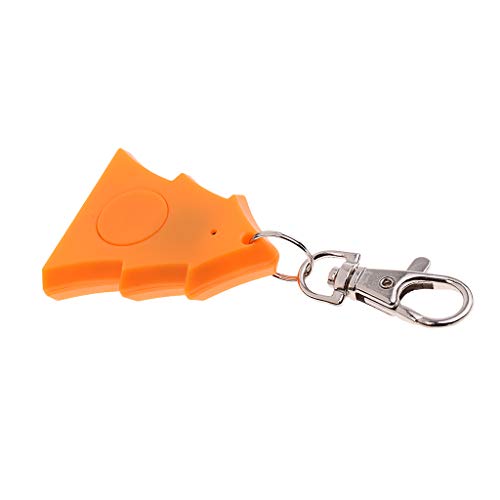 FLAMEER Mini Rastreador GPS Bluetooth para Mascotas Perro Gato Llaves Buscador Localizador De Cartera - Naranja