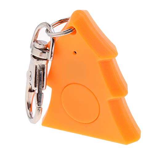 FLAMEER Mini Rastreador GPS Bluetooth para Mascotas Perro Gato Llaves Buscador Localizador De Cartera - Naranja