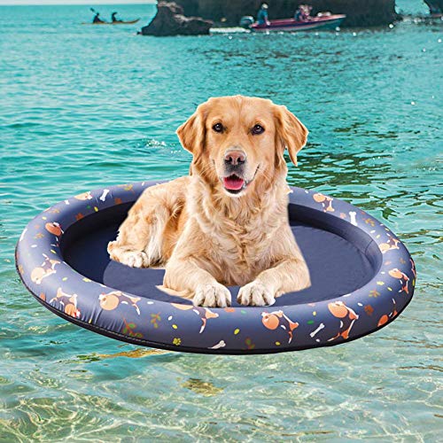 Foyar Dog – Piscina hinchable para perros, piscina, flotador, ovalado