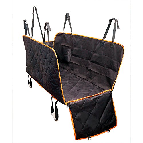 Fragralley Cubierta Asiento Coche Perro, Funda Profesional de Asiento para Mascotas, Manta Animal Coche Impermeable Antideslizante de Coche para automóvil, camión y SUV